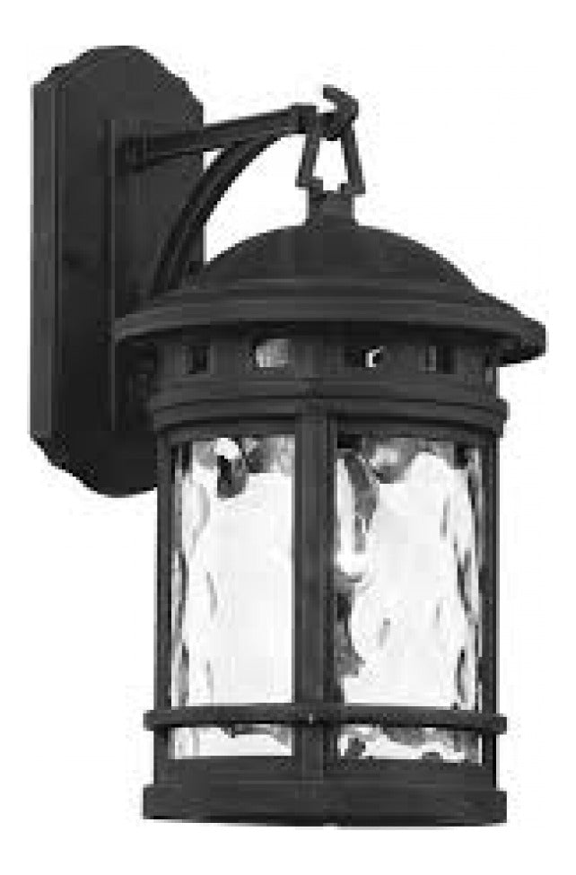 1Lt Wall Lantern-Lg-Water-Bk by Trans Globe