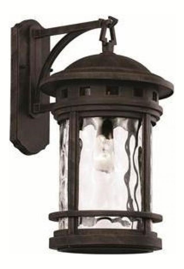 1Lt Wall Lantern-Lg-Water-Rt by Trans Globe