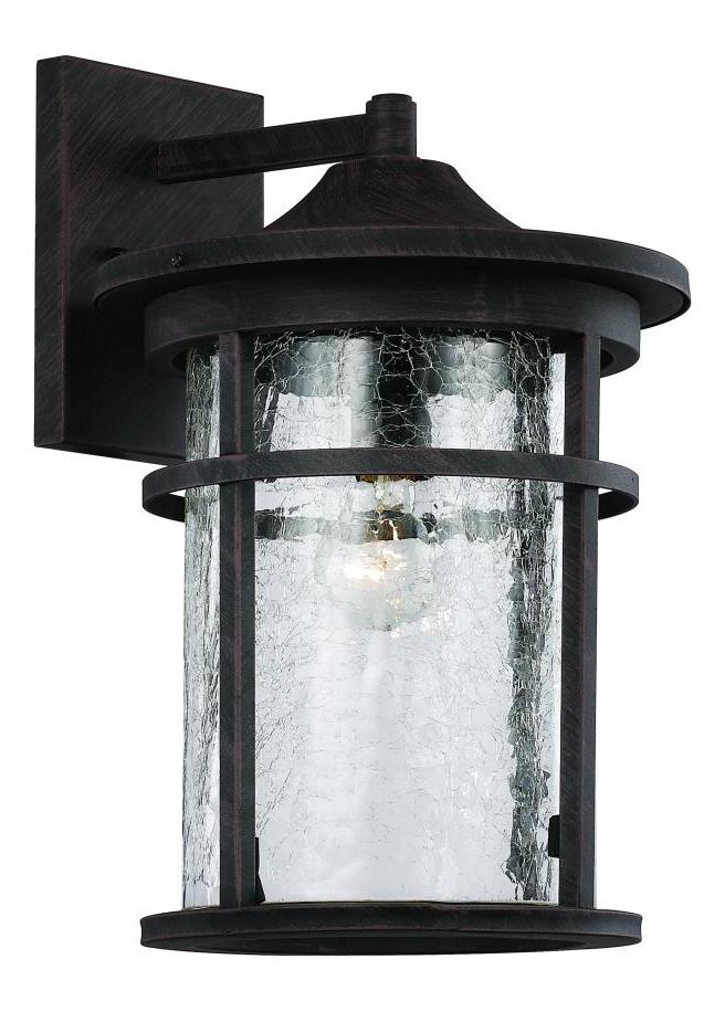 1Lt Wall Lantern-Md-Seeded Gla by Trans Globe