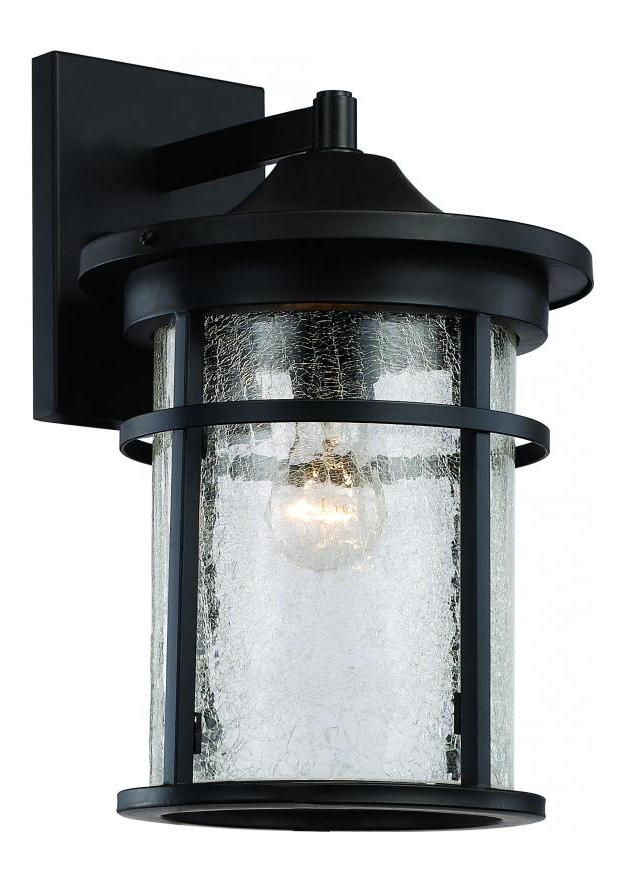 1Lt Wall Lantern-Lg-Seeded Gla by Trans Globe