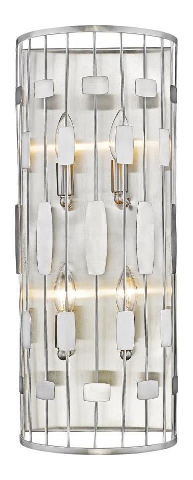 Brushed Nickel  4 Light Wall Sconce by Z-Lite