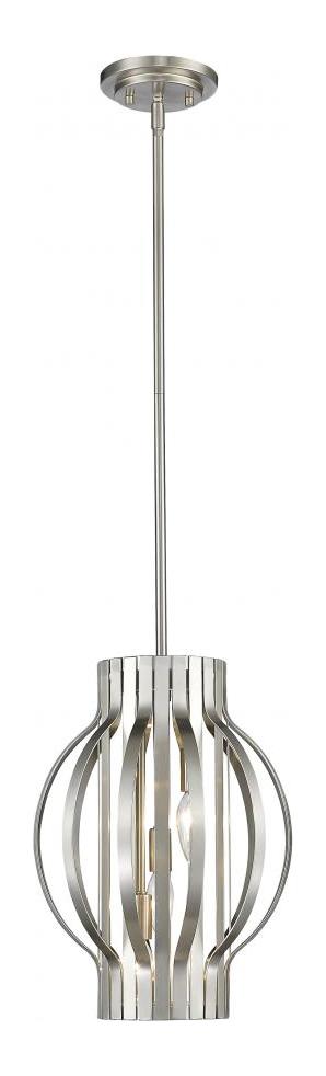Brushed Nickel  3 Light Pendant by Z-Lite