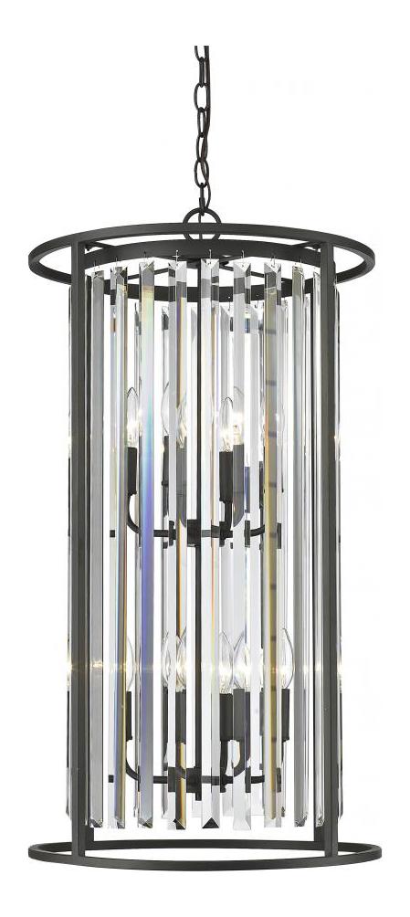 Bronze  8 Light 2 Tier Ambient Mini Chandelier by Z-Lite