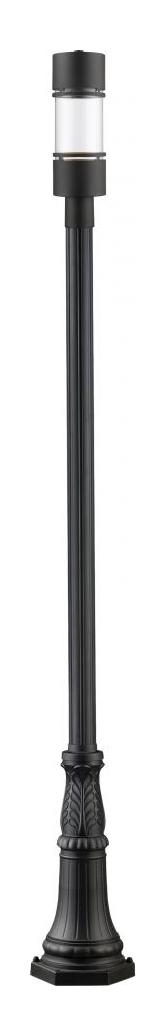 Black  1 Light LED Outdoor Post Light by Z-Lite
