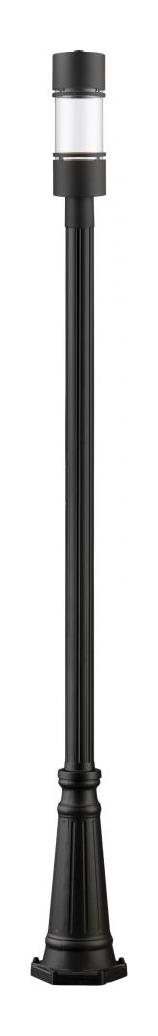 Black  1 Light LED Outdoor Post Light by Z-Lite