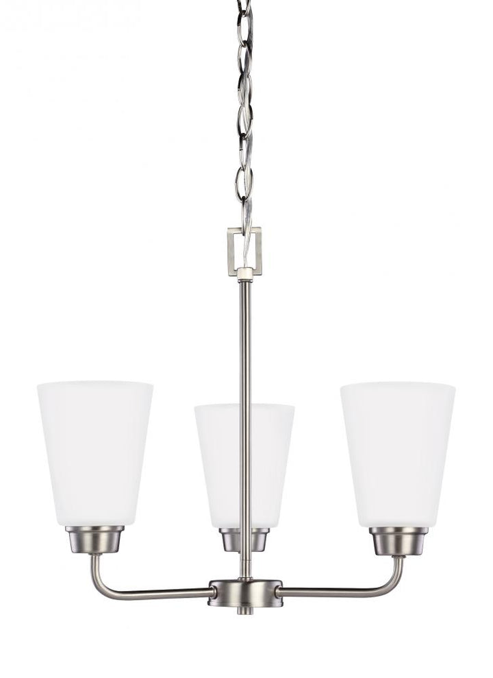 Three Light Chandelier by Generation Lighting