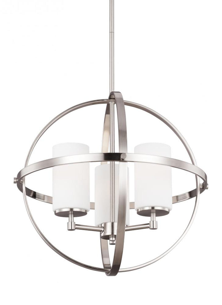 Three Light Chandelier by Generation Lighting