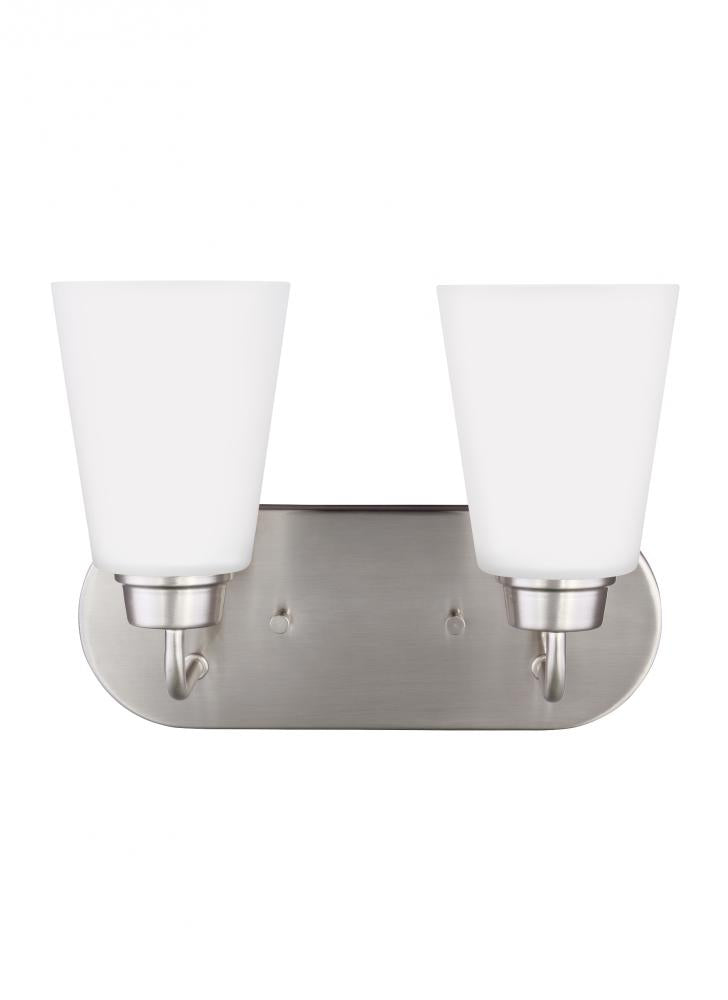 Two Light Wall / Bath by Generation Lighting