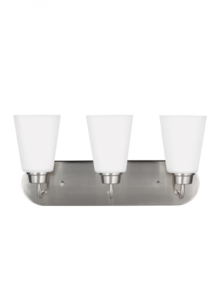 Three Light Wall / Bath by Generation Lighting