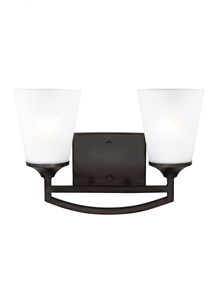 Two Light Wall / Bath by Generation Lighting