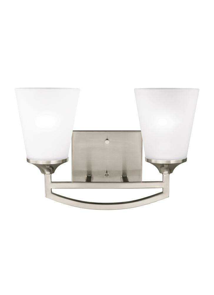 Two Light Wall / Bath by Generation Lighting