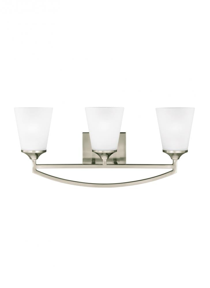Three Light Wall / Bath by Generation Lighting