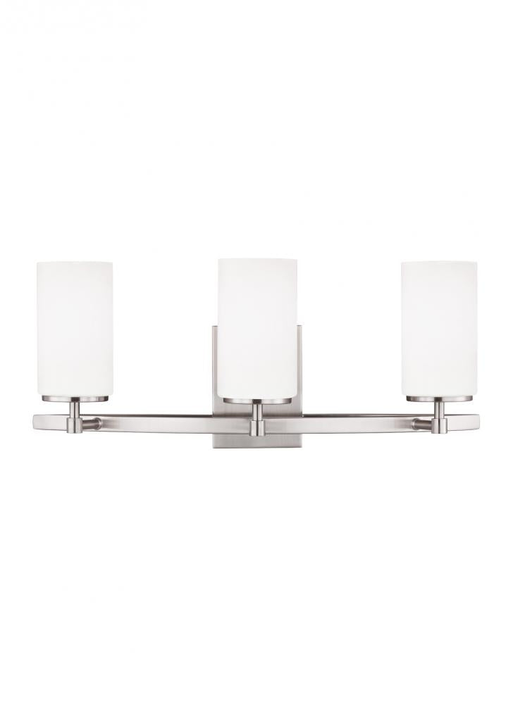 Three Light Wall / Bath by Generation Lighting