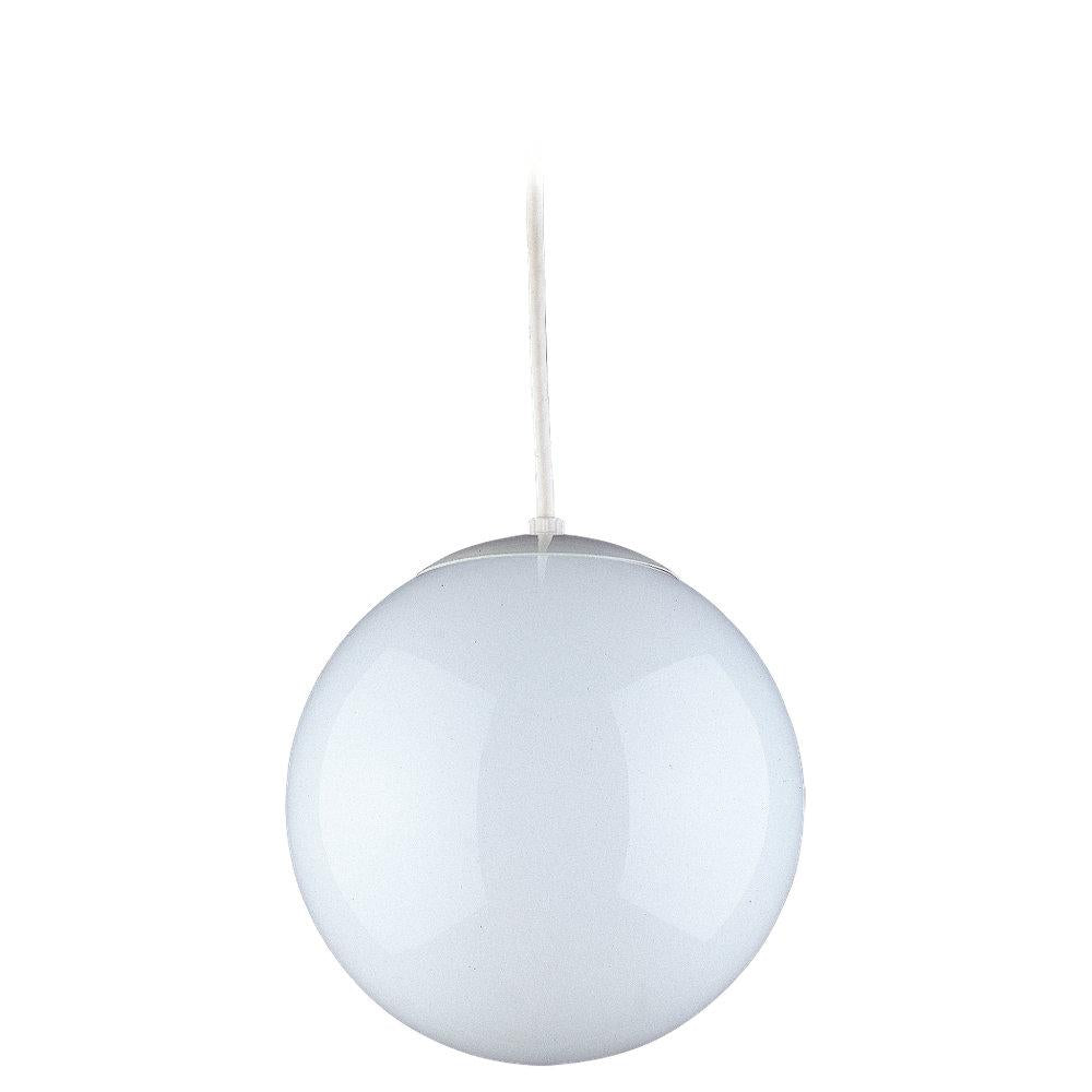 Single-Light White Pendant by VC Studio Collection