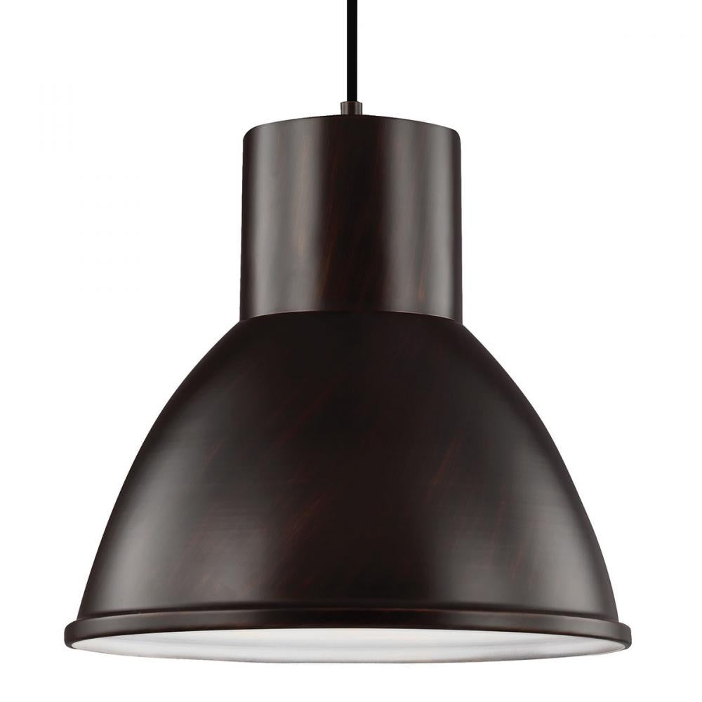 One Light Pendant In Burnt Sienna by Generation Lighting