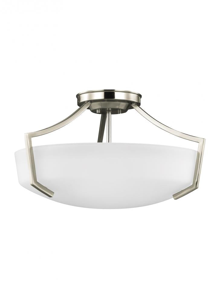 Three Light Ceiling Convertible Pendant