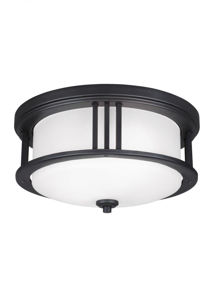 Two Light Outdoor Ceiling Flush Mount by Generation Lighting