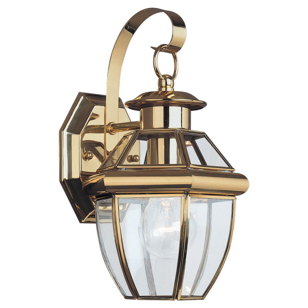 Single-Light  Brass Wall Lantern by Generation Lighting