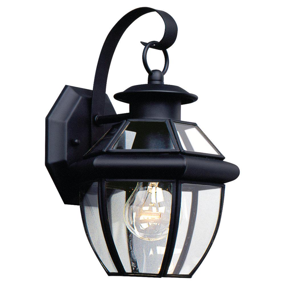 Single-Light  Black Wall Lantern by Generation Lighting