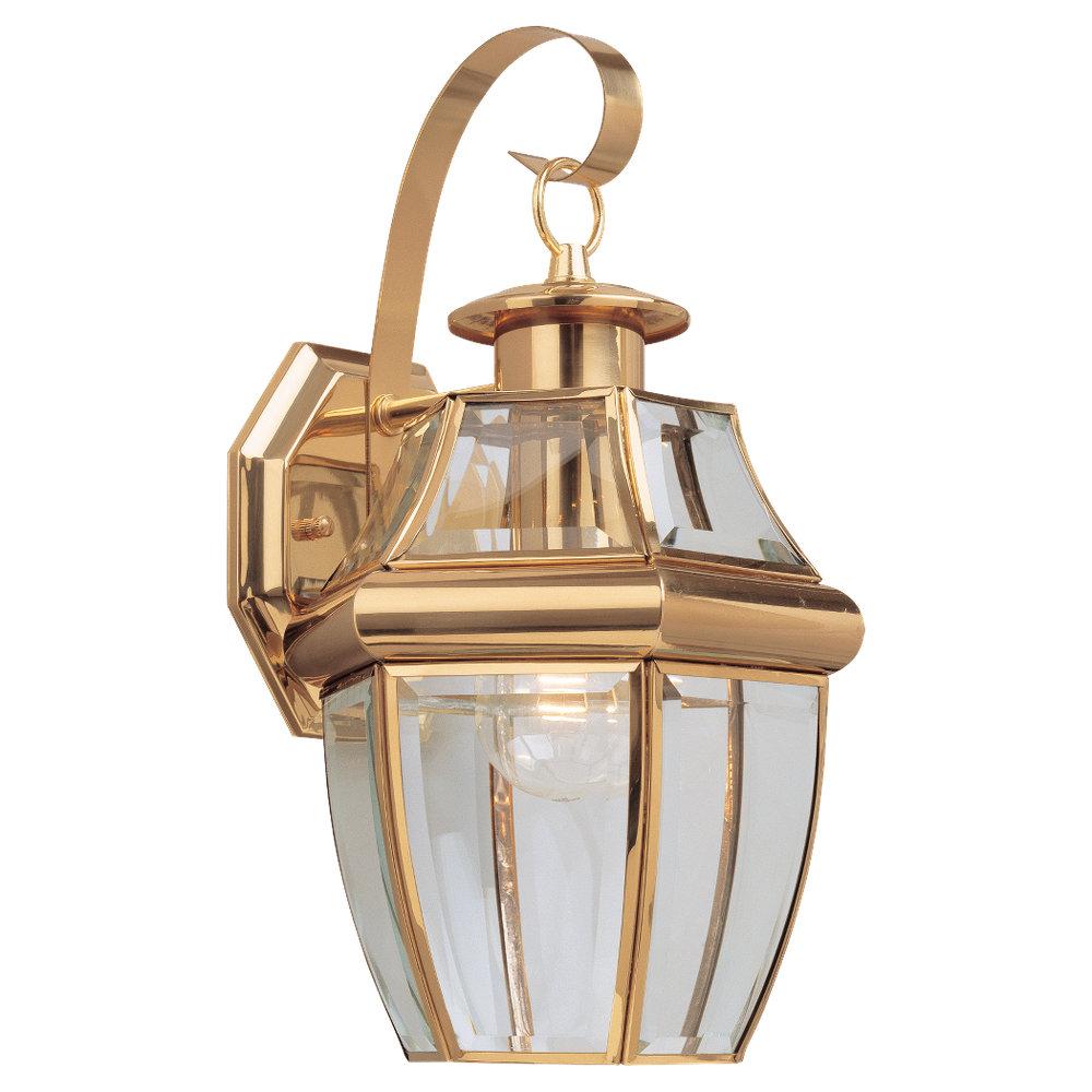 Single-Light  Brass Wall Lantern by Generation Lighting