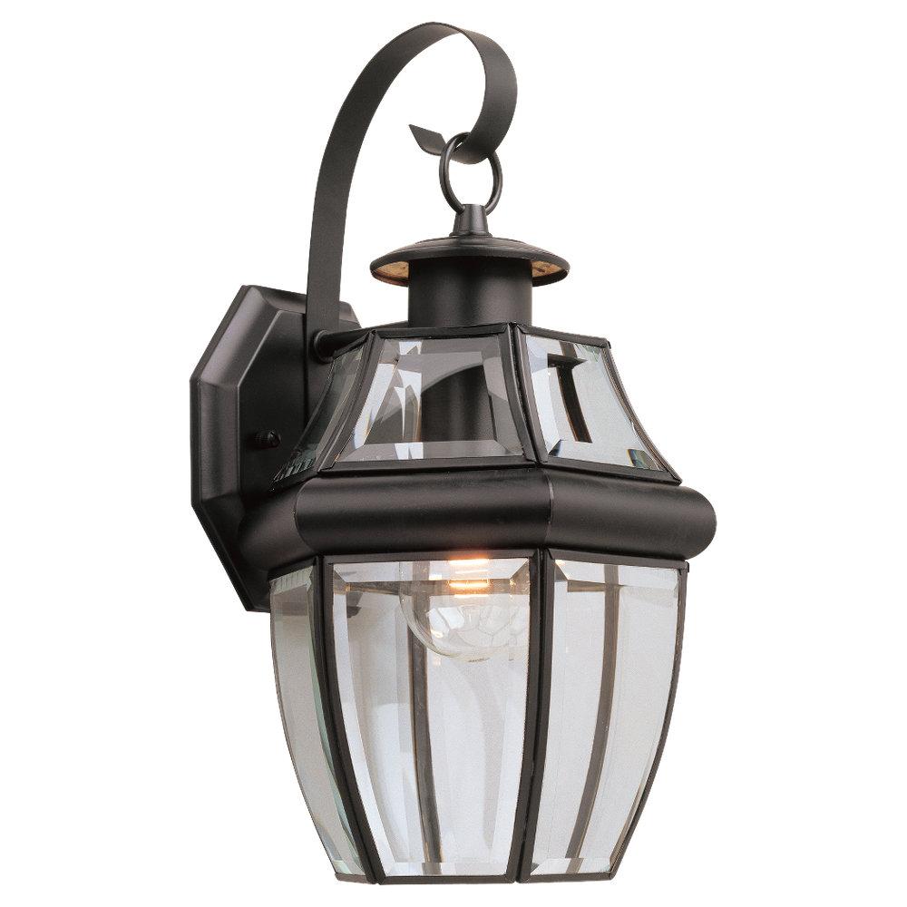 Single-Light  Black Wall Lantern by Generation Lighting