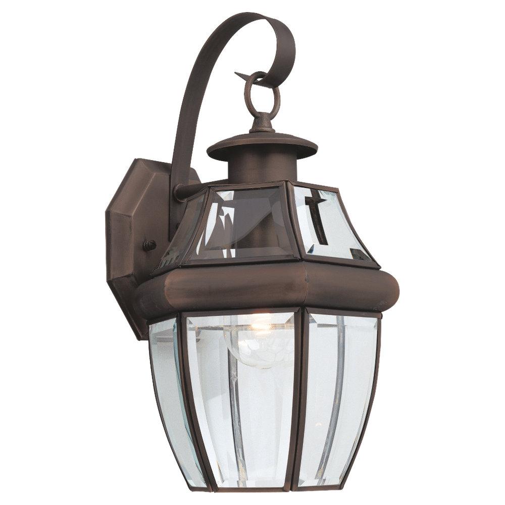 Single-Light  Bronze Wall Lantern by Generation Lighting