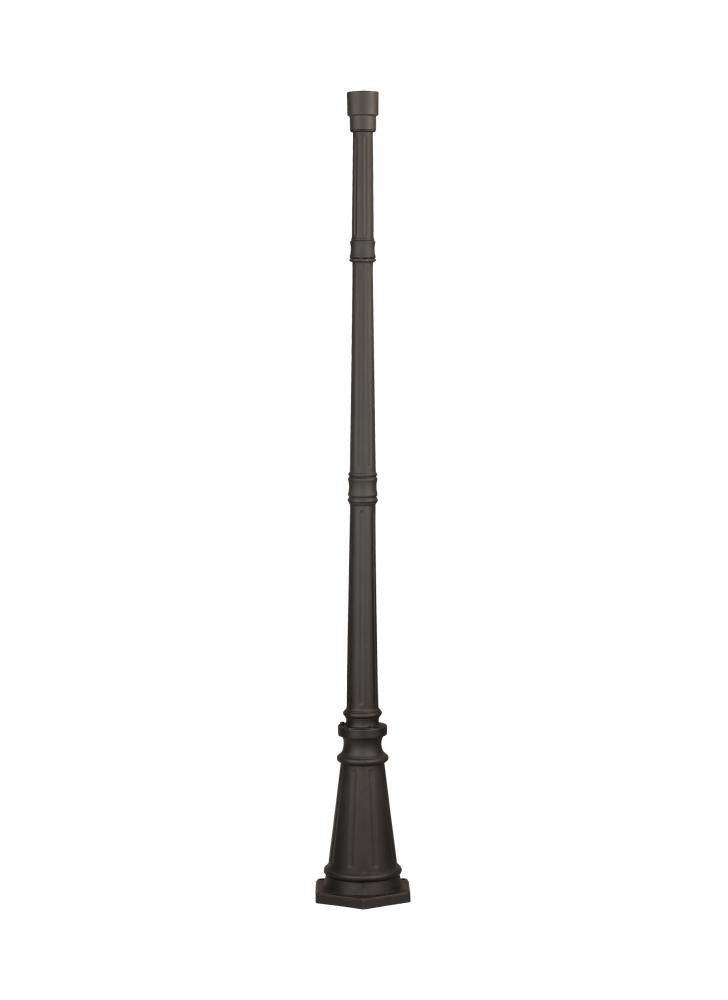 Aluminum Post In Black Finish by Generation Lighting