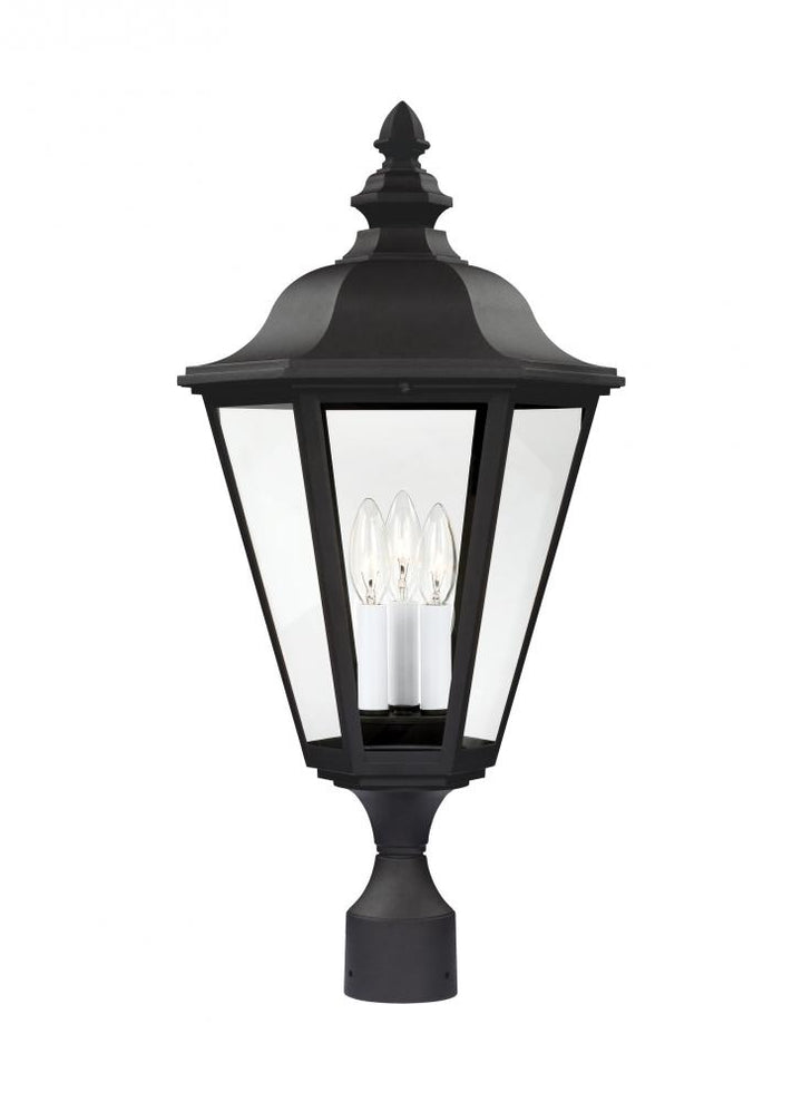 Three-Light  Outdoor Post Lantern by Generation Lighting
