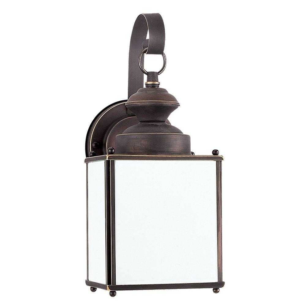 Dark Sky Outdoor Wall Lantern In Antique Bronze Finish by Generation Lighting