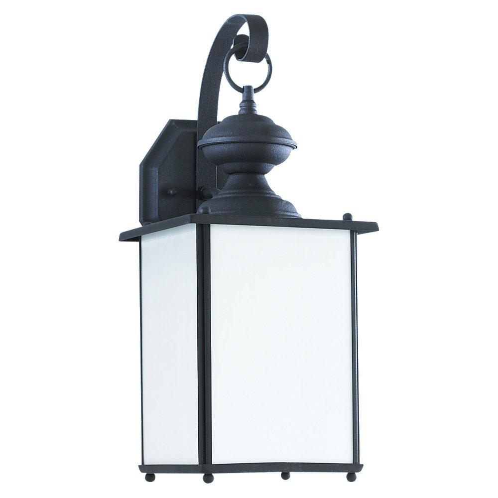 Outdoor Wall Lantern One Light In Black Finish by Generation Lighting