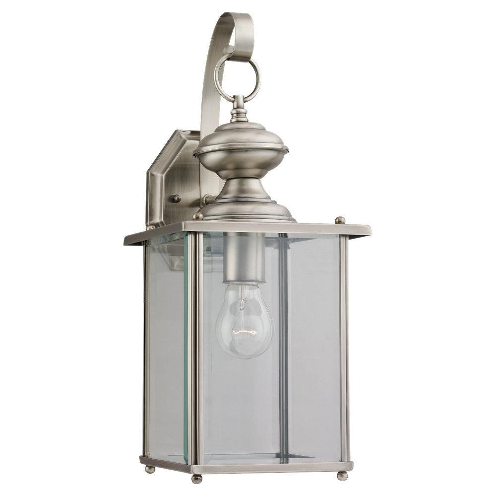 One Light Antique Brushed Nickel Lantern by Generation Lighting