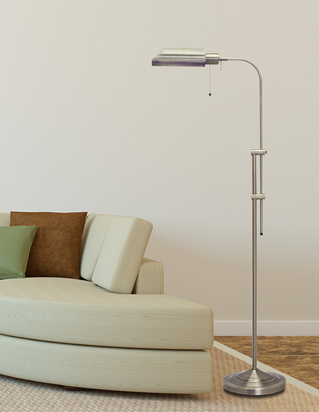 100W  Floor Lamp W/Adj.Pole