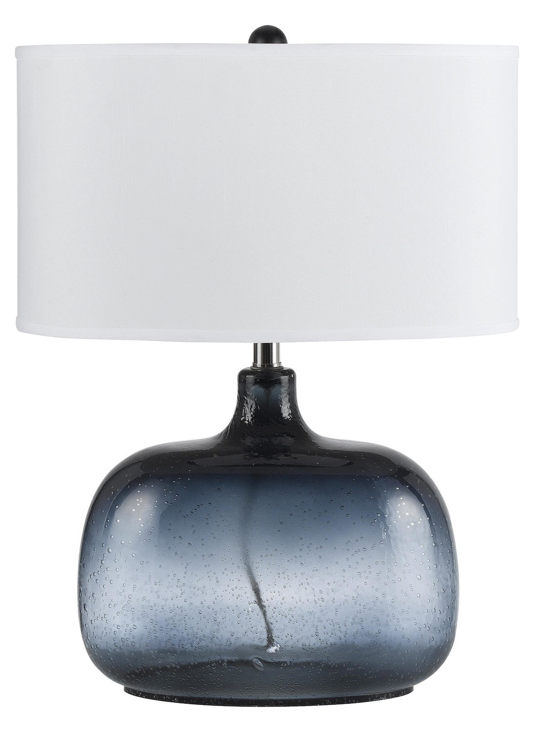 Ocean Blue Christi 1 Light Blue Glass Table Lamp with 3-Way Switch by CAL Lighting