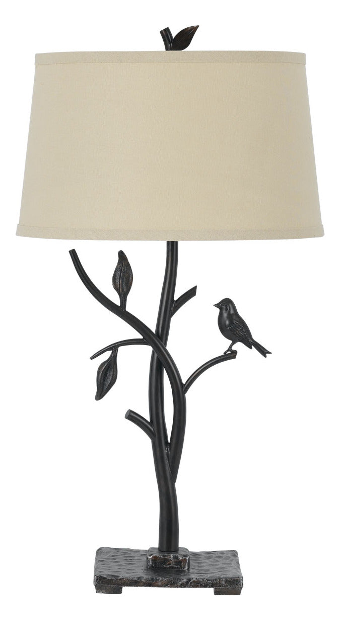 Oak Medora 1 Light Table Lamp with 3-Way Switch by CAL Lighting