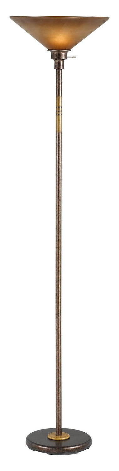 Rust  1 Light Floor Lamp with 3-Way Switch by CAL Lighting