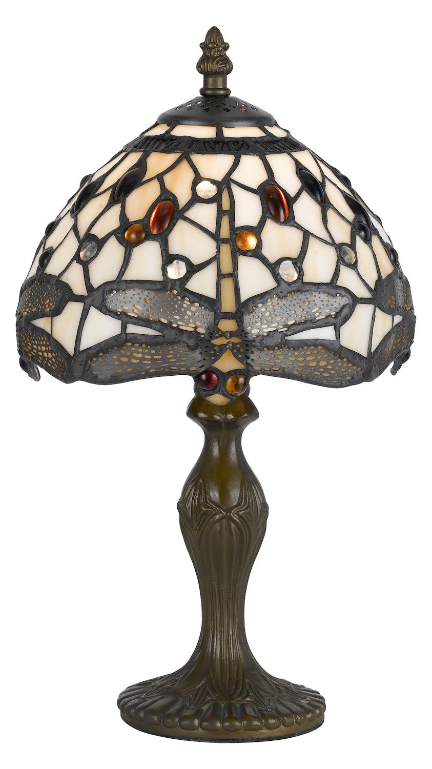 Dark Bronze  1 Light Pedestal Base Table Lamp by CAL Lighting