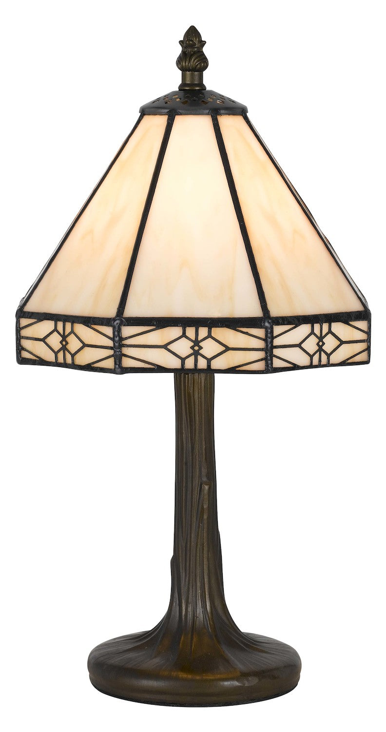 Dark Bronze  1 Light Pedestal Base Table Lamp by CAL Lighting
