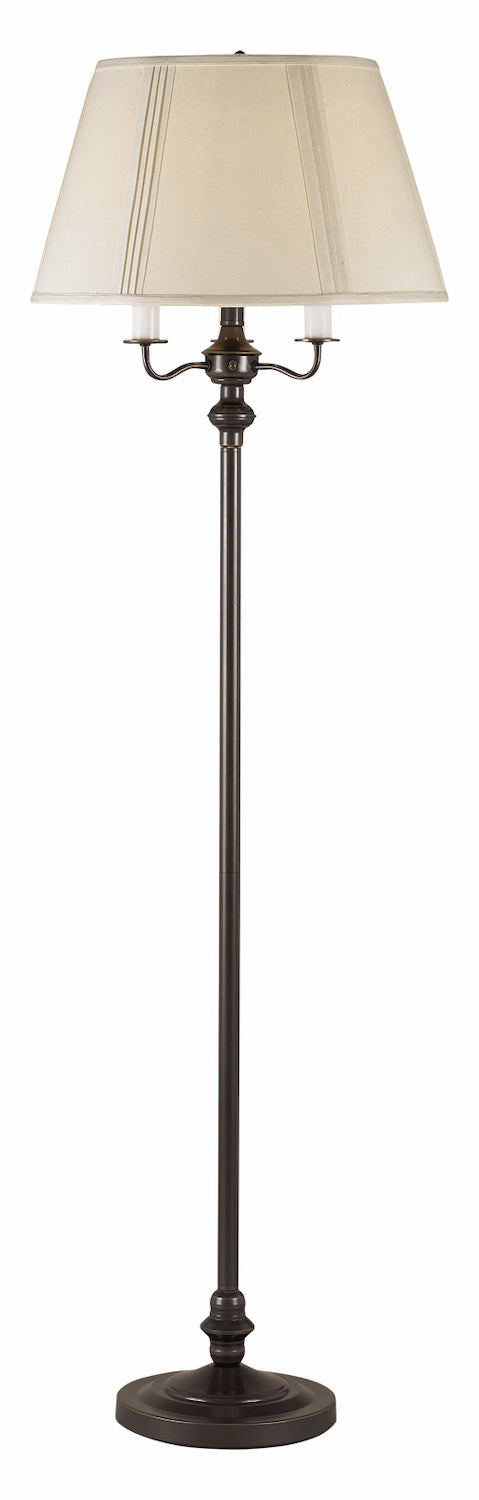 59in. Height Metal Floor Lamp in Dark Bronze by CAL Lighting