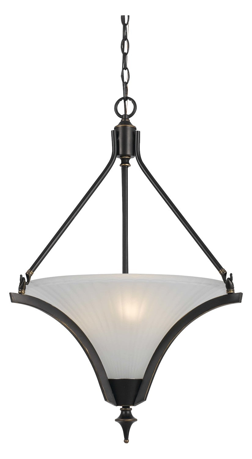 Dark Bronze 3 Light  Pendant Fixture by CAL Lighting