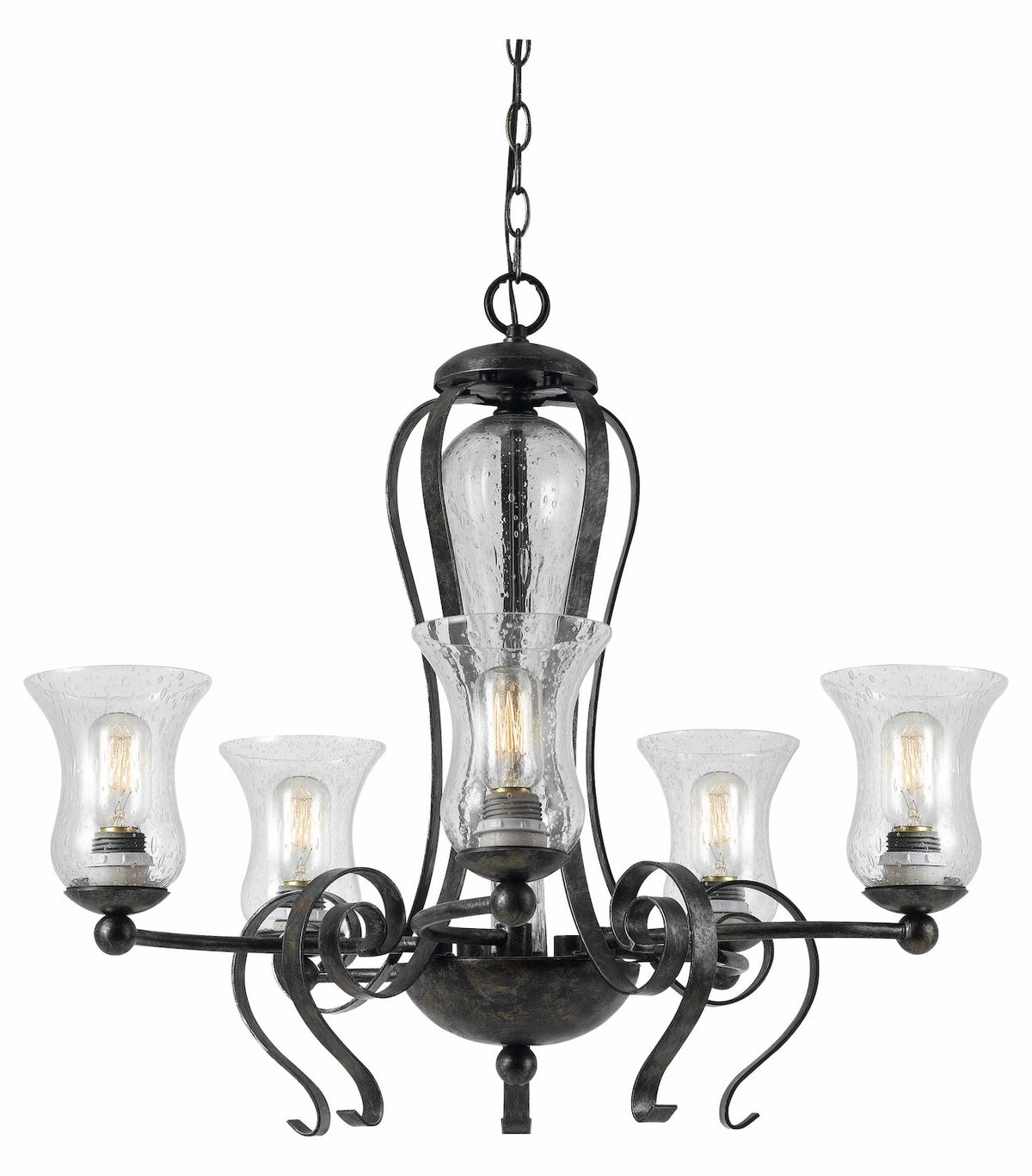 Eternity Classic 5 Light 1 Tier Chandelier by CAL Lighting