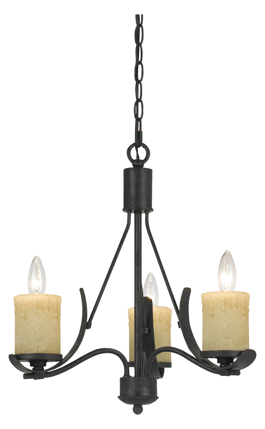 Black Smith Morelis 3 Light 1 Tier Chandelier by CAL Lighting