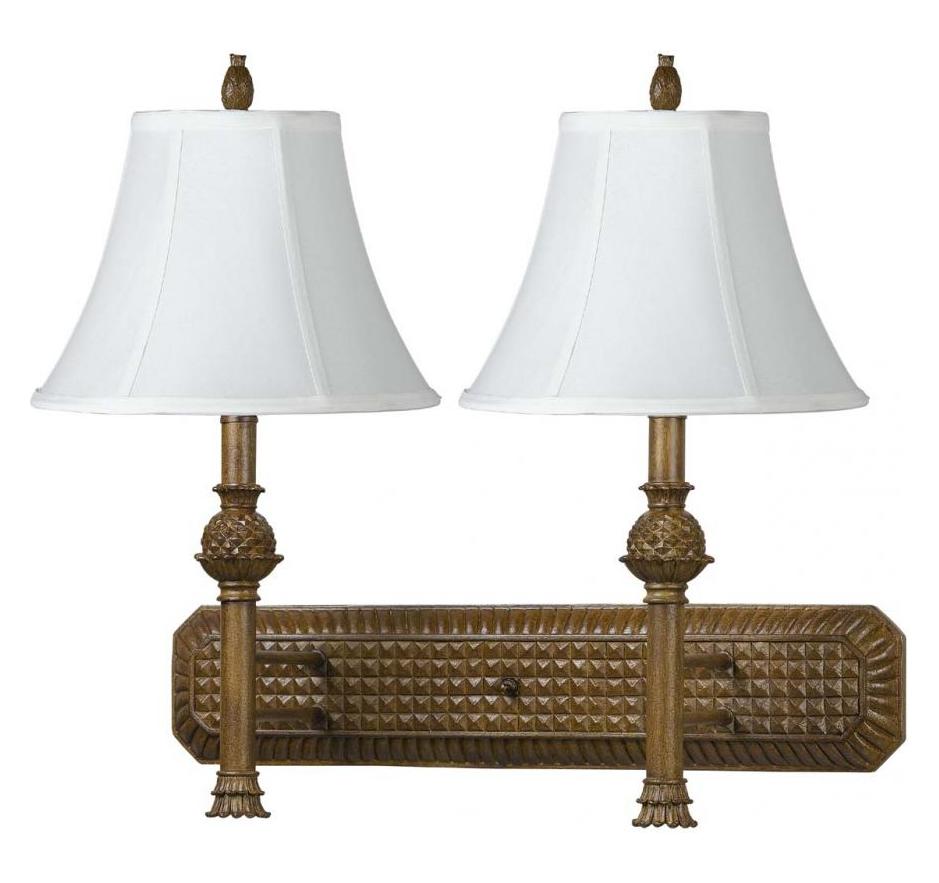60Wx2 Resin/Metal Fixed Arm Wall Lp by CAL Lighting