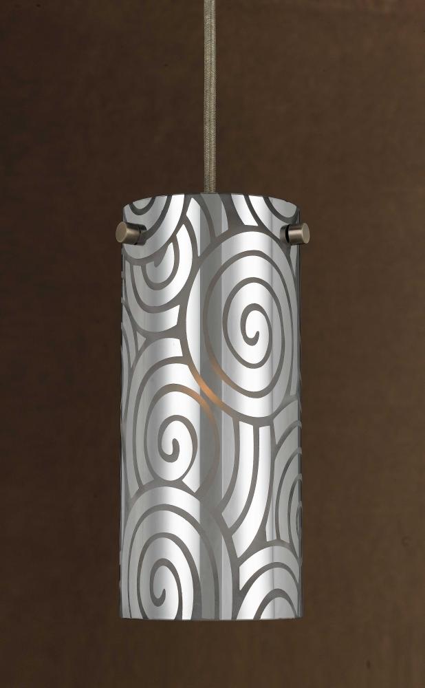 Down Mini Pendant Nickel by CAL Lighting