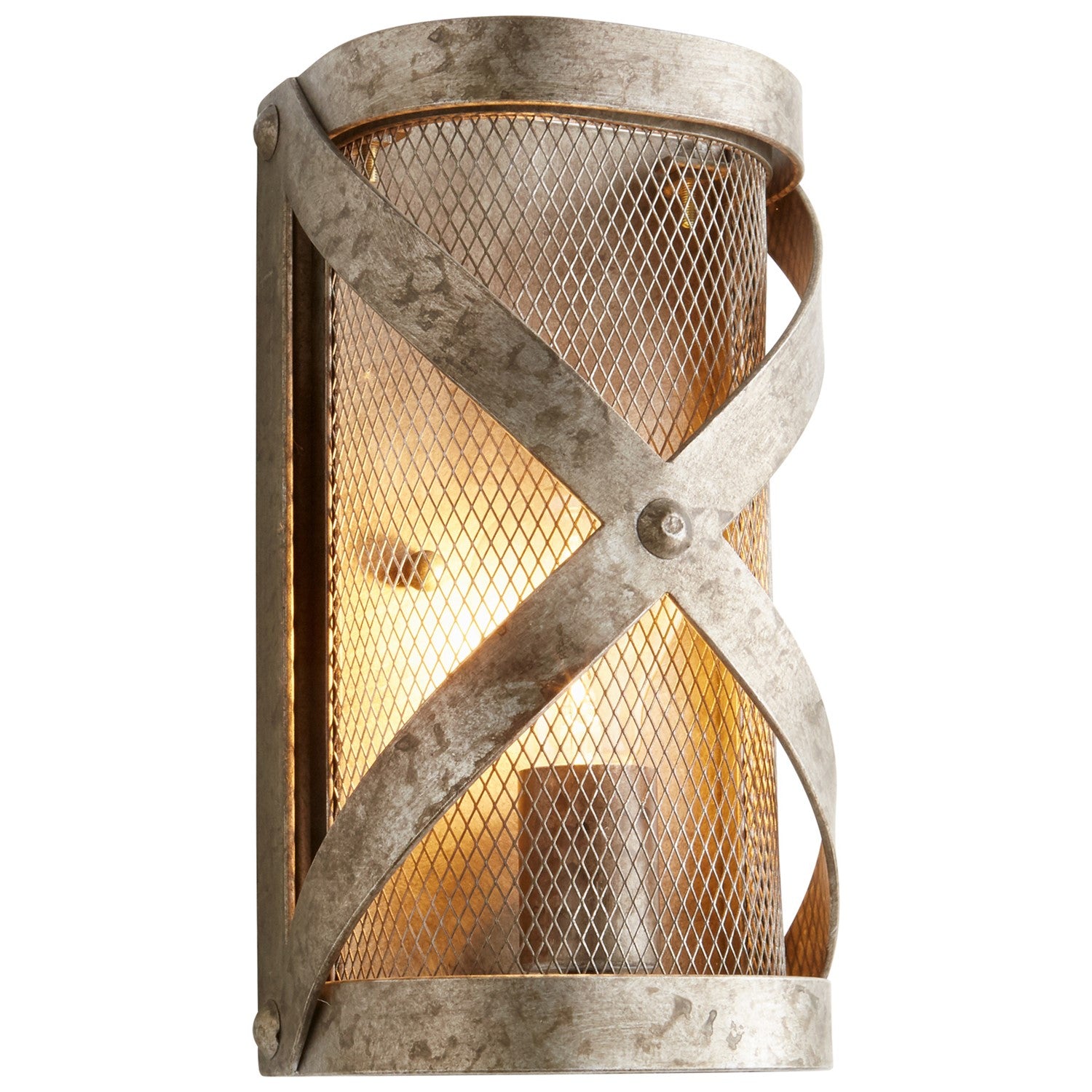 Graphite  1 Light Wall Sconce with Bronze Shade by Cyan Designs