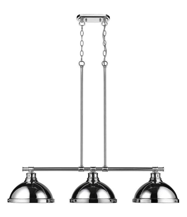 3 Light Linear Pendant by Golden