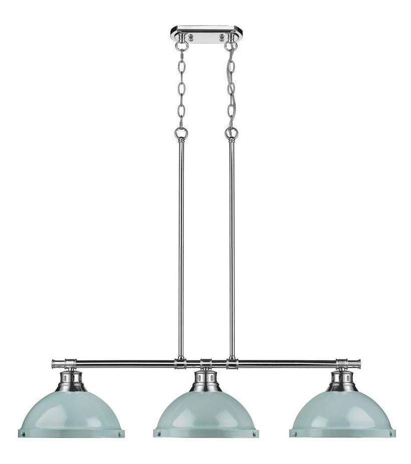 3 Light Linear Pendant by Golden