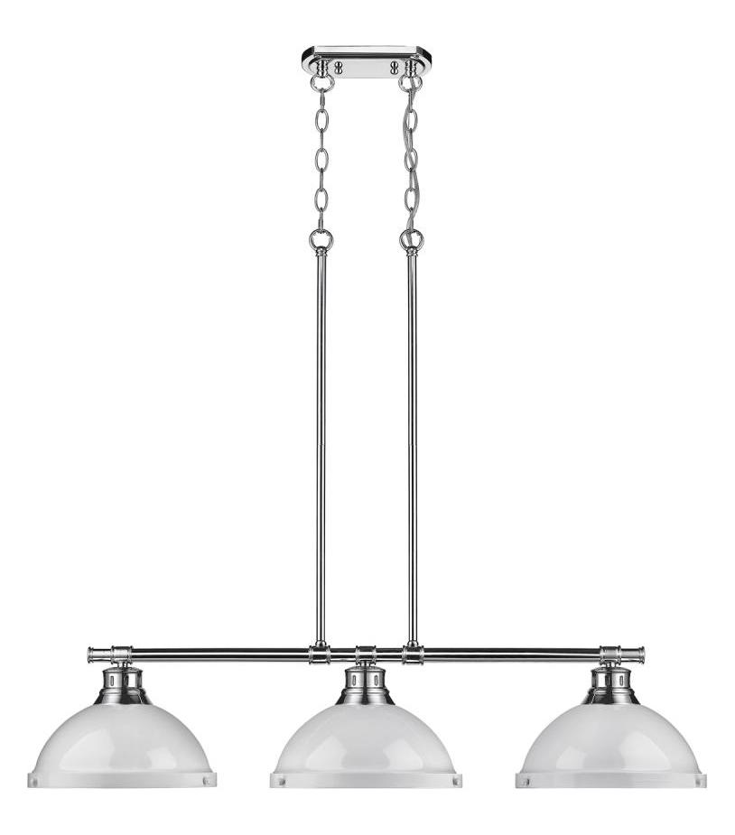 3 Light Linear Pendant by Golden