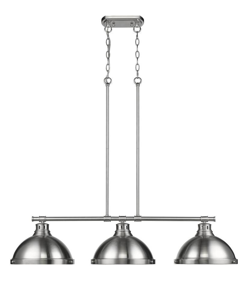 3 Light Linear Pendant by Golden