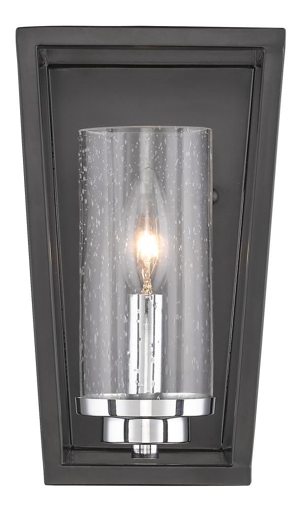 Black  1 Light Wall Sconce - 6in. Wide by Golden