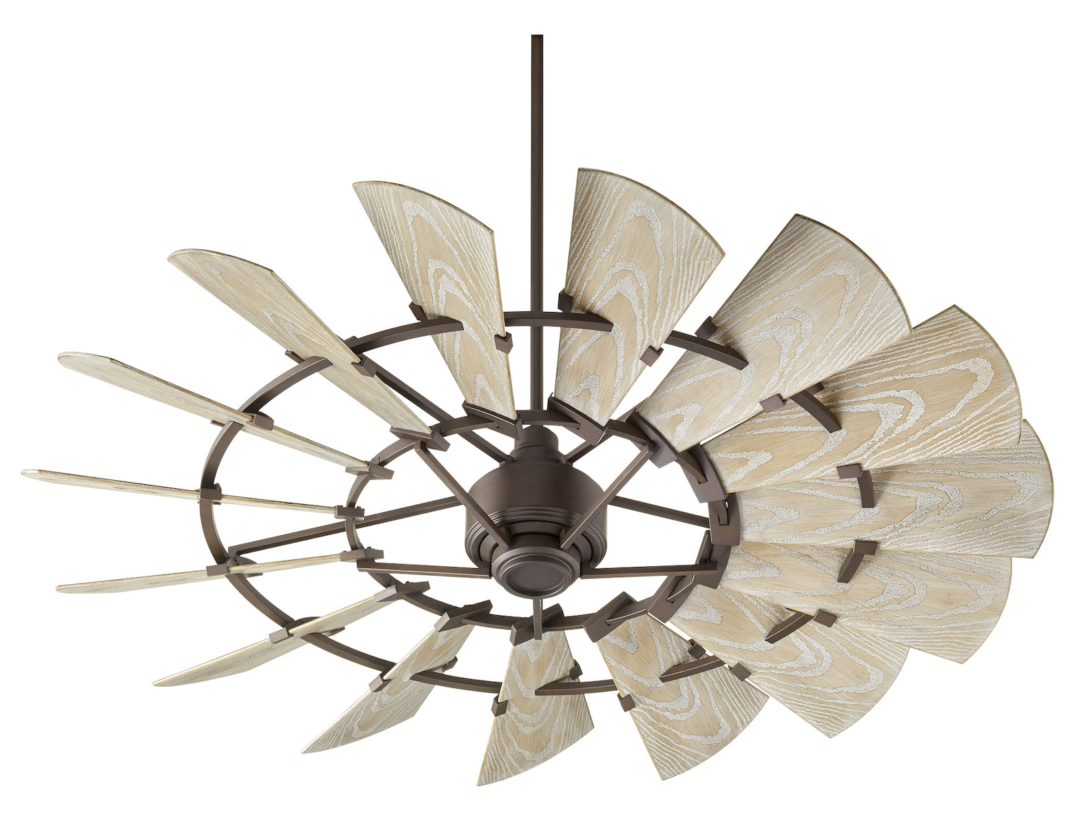 60In. Damp Fan -Ob by Quorum